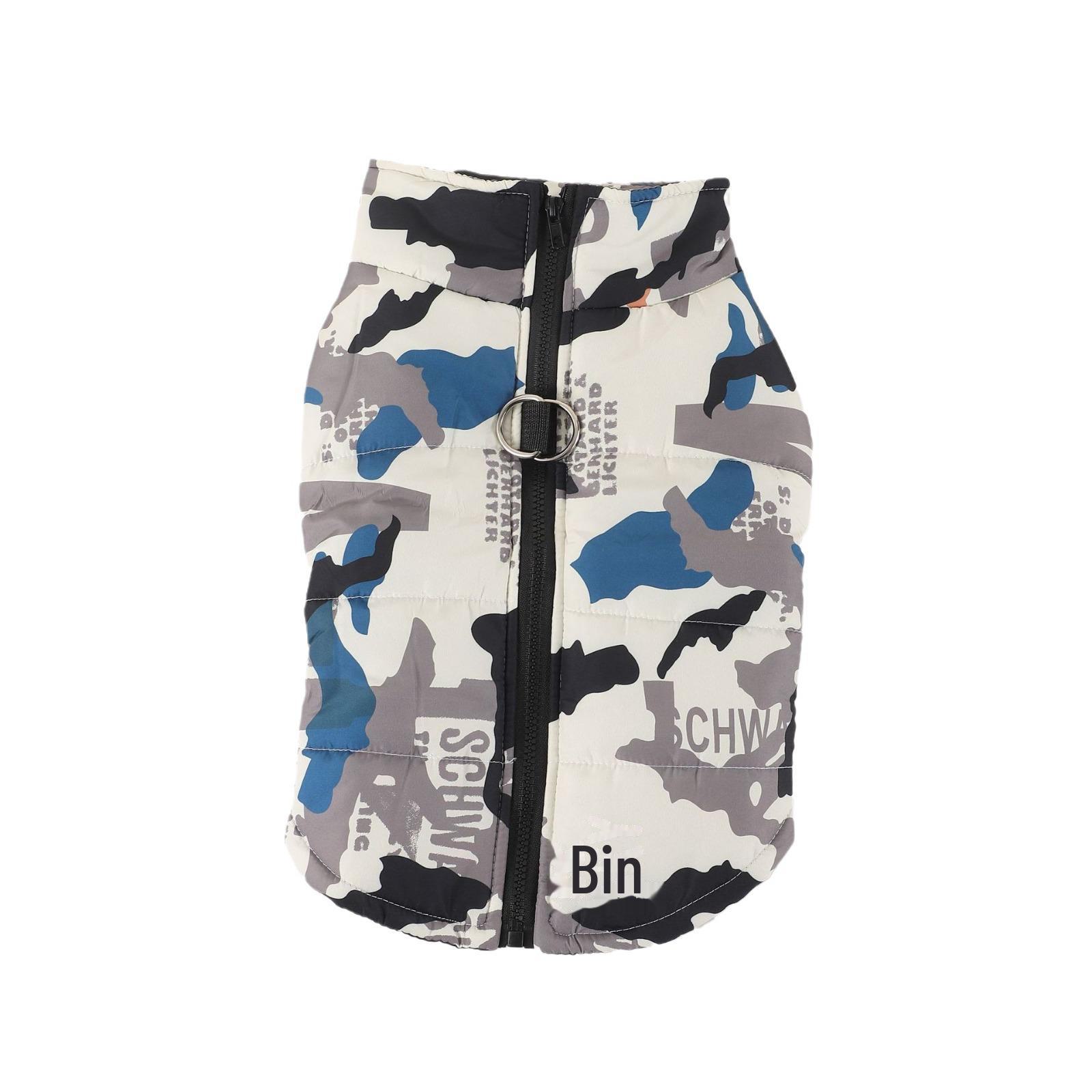 

Всесезонное водонепроницаемое хлопковое пальто для собак - Толстое, теплое и подходит для питомцев малого и среднего размера s