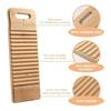 Practical Bamboo Washboard Durable Ridged Surface Easy Carry Handle For Home Laundry Cleaning Tools Washboard