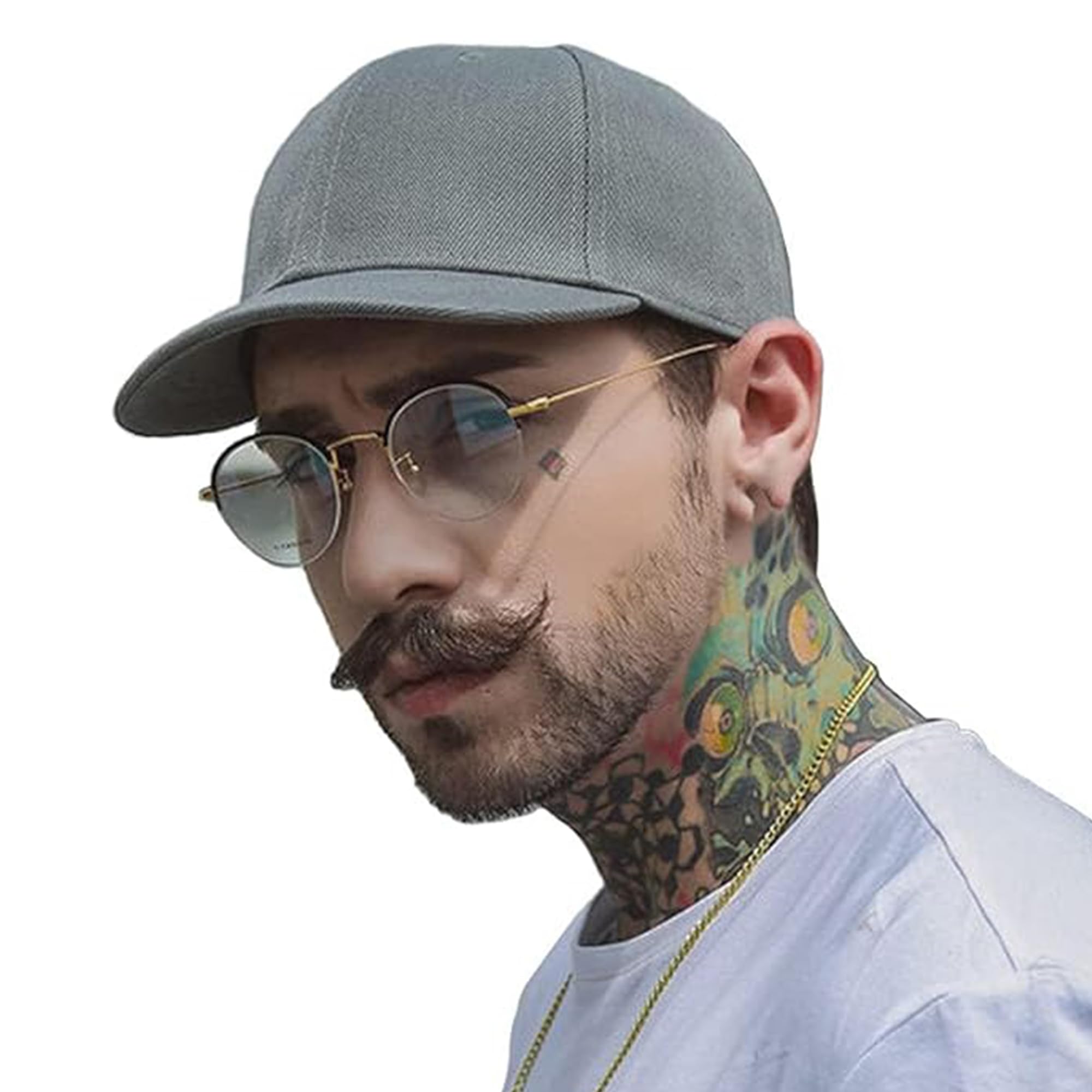 

TWO QUILL Umpire Large Summer Hat Cap, Size, Lightweight, Cotton, Breathable, (ZYU02-Gray)