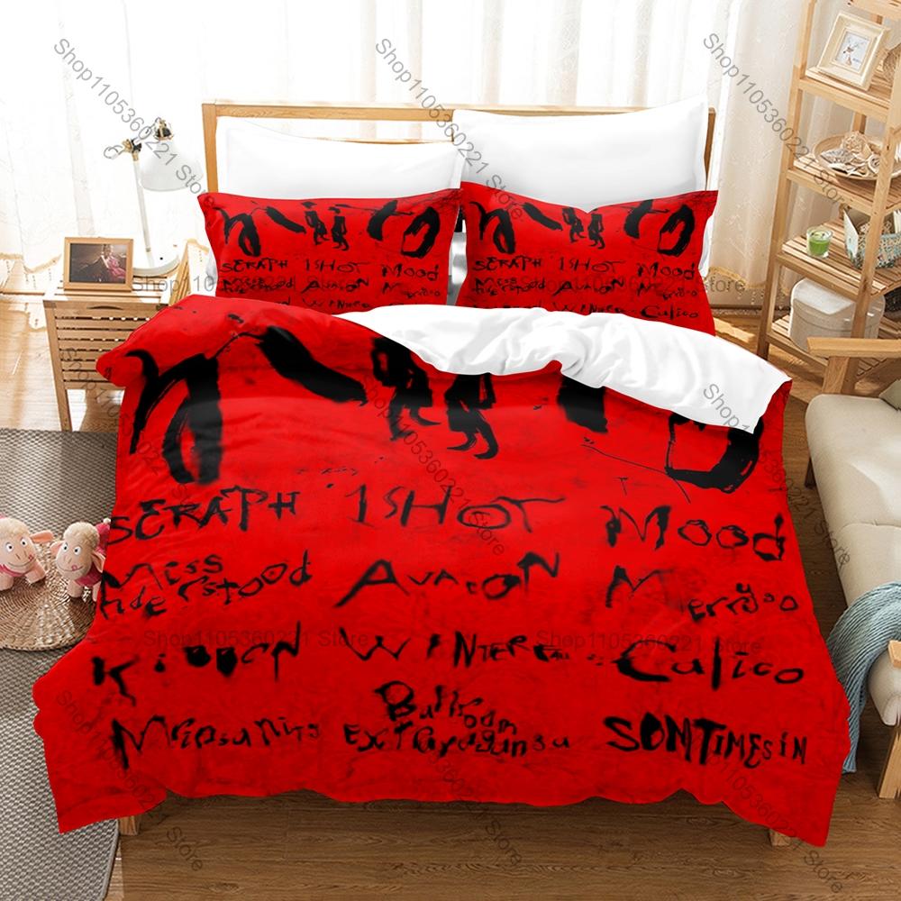Trendy Mito Dpr Ian Graphic Bedding Set Duvet Cover With 2 Pillowcases Teen Hip Hop Room Decor