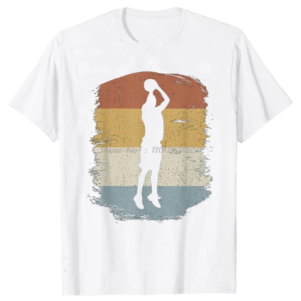 Men Clothing Basketball Heartbeat TShirt Men Birthday Gifts Short Sleeves Funny Tees Fashion Graphic Tshirts Sport Lover