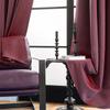 Moderne einfache einfarbige Verdunkelungsvorhänge für Schlafzimmer, schalldichte Hotelvorhänge