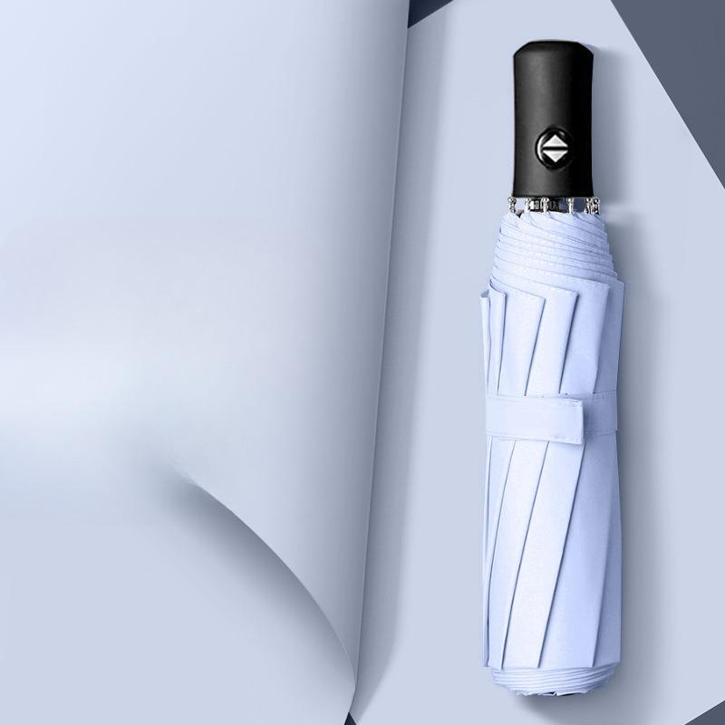 Heavy Duty Auto Folding Umbrella Windproof Reinforced Oversized for Students and Adults