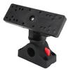 360 Degree Rotating Fish Finder Mount Removable Base Black Color Marine Electronic Mount Boat Electronics Mount Boat Use
