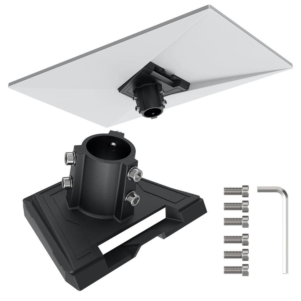 Starlink Gen3 V3 Standard Dish, Pipe Adapter For Starlink Gen 3 Roof Pole Mount Wall Stand Round Mounting Kit Accessories