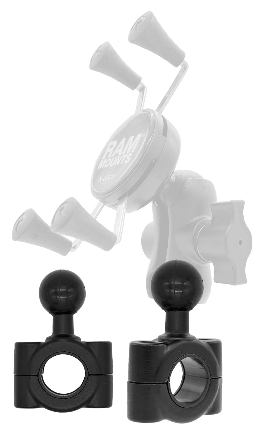 

GOROPRI Основание-крепление на руль для смартфона на мотоцикл, для мопедов, совместимое с Millimeter Inch и Ram Mounts, Держатель-основание, (M) X-Хваты, Рули, Рули,