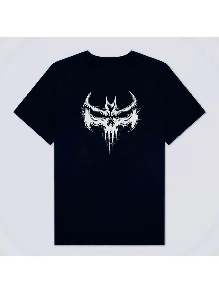 T-shirt with Skull Bat print 3XL