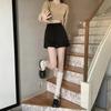 Women's A-line Woolen Bootcut Shorts - High Waist, Thickened, Loose Fit for Autumn/Winter 2024