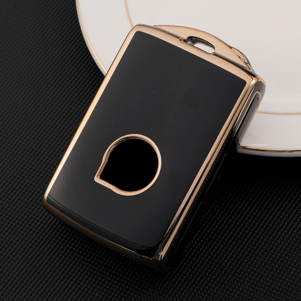 

Чехол для дистанционного ключа TPU Cars, подходит для Volvo S60 S90 V90 XC40/XC60/XC90, аксессуары для салона автомобилей чёрный