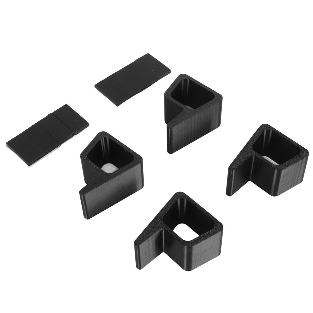 4pcs Game Console Horizontal Version Heightening Bracket Slip Resistant Wear Proof Accessories for Xbox One S X Black