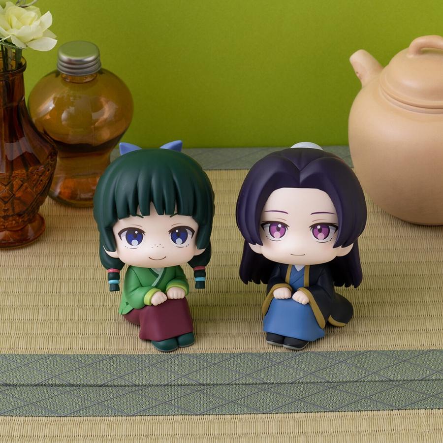 8.5cm Kusuriya No Hitorigoto Anime Figure Look Up Maomao Action Figure Q Version Jinshi Figurine PVC Collection Model Doll Toys