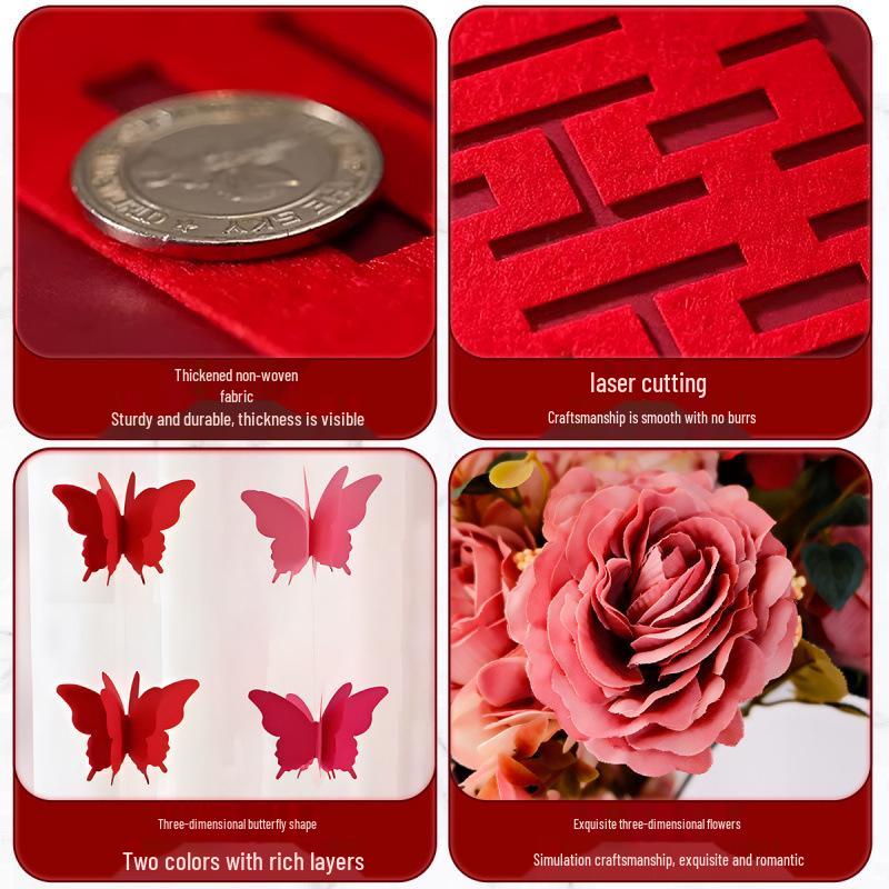 Decorazione Scalinata Doppia Felicità per Matrimoni - Design Casa Autocostruita Rustica