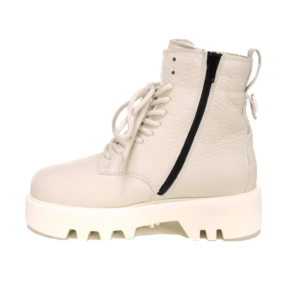 Folosit Rita Army 36" blană mediu fermoar lateral talpă tank, 11 ochi, 9,1", logo arc nefolosit, alb, pentru femei, mărimea 11690 YE80FRI