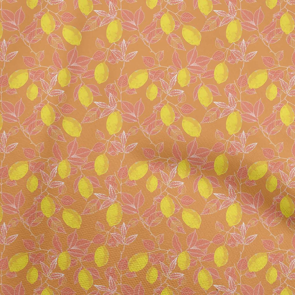 oneOone Popeline de algodão Tecido cinza empoeirado Vestido de folhas tropicais Material Tecido Estampado Tecido Por metro 42 polegadas