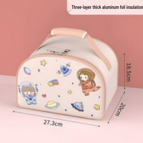 Aluminum Foil Insulated Lunch Bag - Waterproof, Portable Meal Tote for Work or School