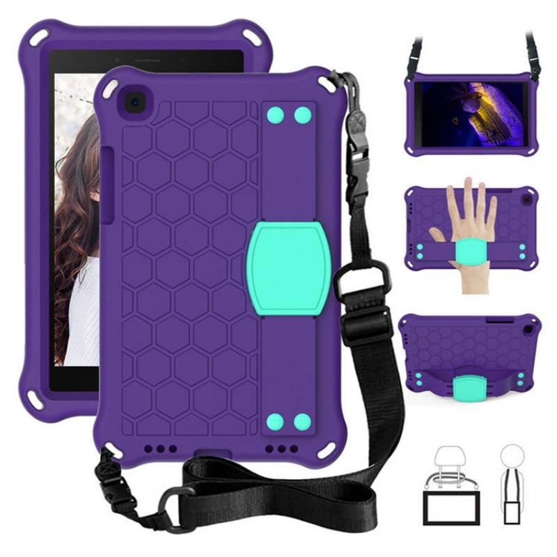 

Compatible with Samsung Tab A8 Inch T290 Flat Case, T295 Protective Case, Portable Strap T380 Children s Full Case Tab A 8 inch T290/295