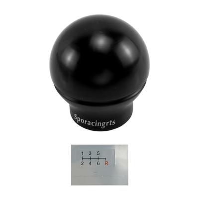 Jeyaic M12 X P1.25 Ball Type Shift Knob, Black for Automobiles, Diameter 1.9 Inches