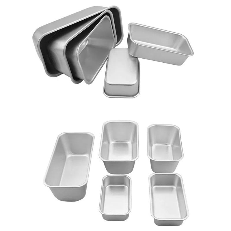 Aluminum Cake Mould Set Of 6 Bread Toast Moulds Cheese Cake Moulds For Baking Durable Nonstick Bakeware Kitchen Essentials