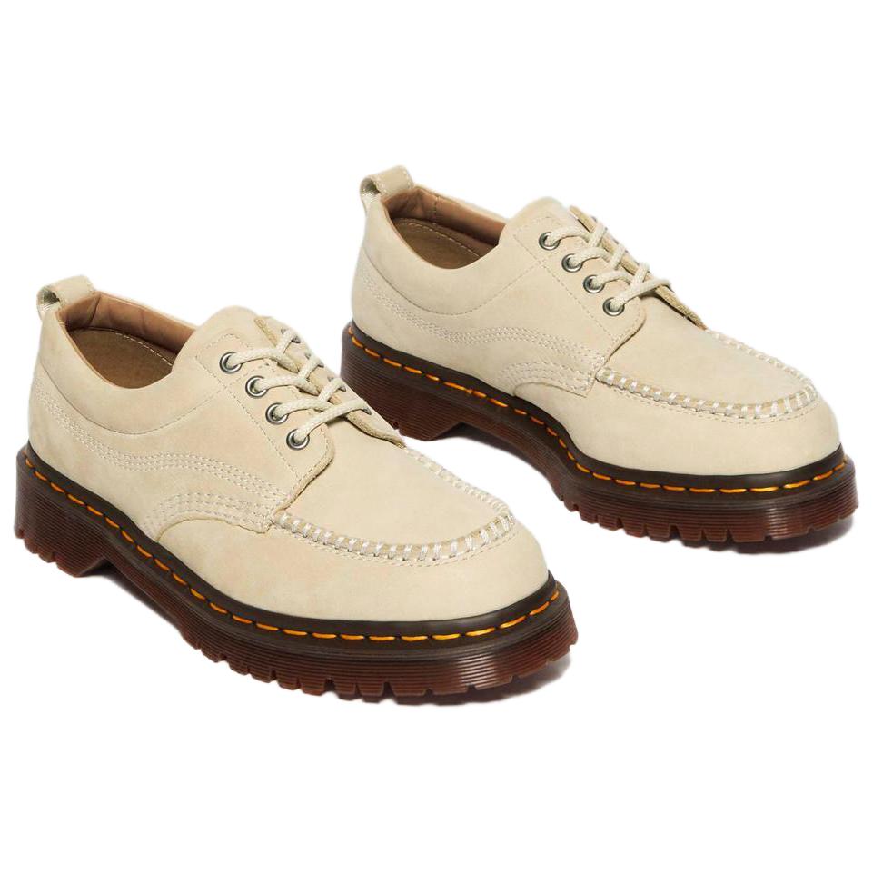 Dr. Martens Lowell Leather Comfortable Versatile Low-Top Casual Shoes Unisex Casual Shoes Camel 40817200