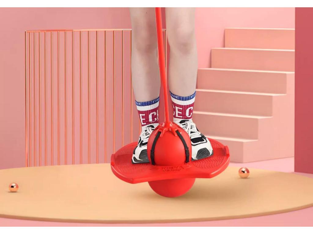 Kids & Adults Bouncing Ball - Kindergarten Sports Toy & Balance Exercise Equipment