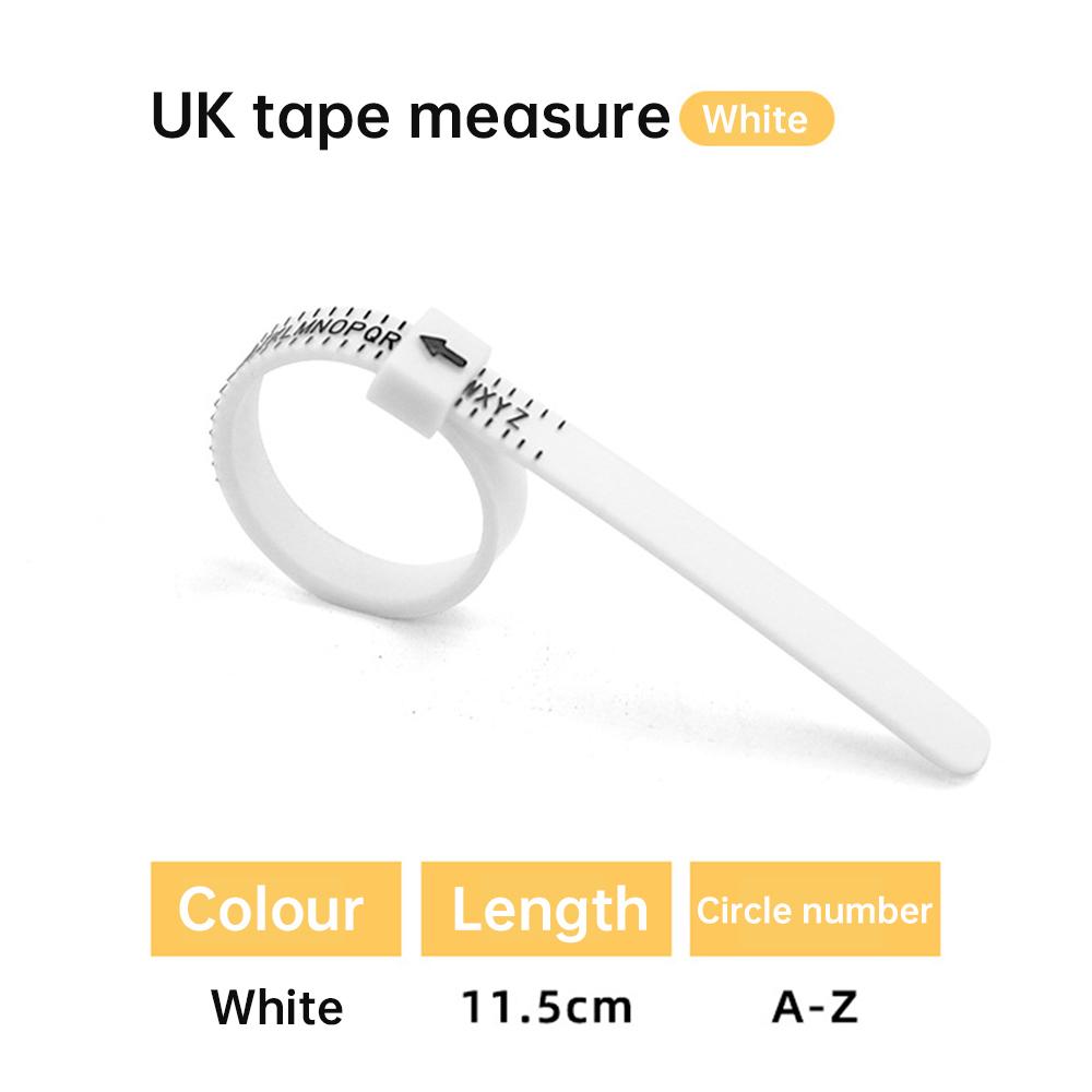 

Ring Ruler Measurer Finger Coil Ring Sizing Tool UK Size US Size Measurements Ring Sizer Accessory Insert Guard Tightener Tools