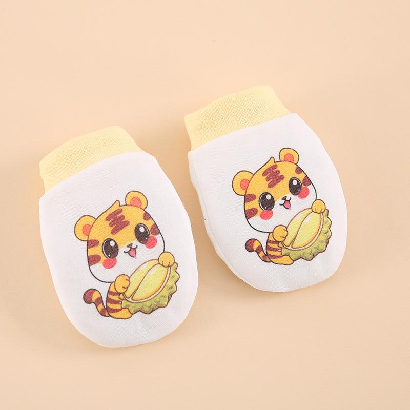 Gants Bébé Respirants en Maille Anti-Rayures - Mordables, Protection des Mains Printemps/Été pour Nouveau-nés