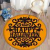 Halloween Atmosphere Carpet Living Room Bedroom Bathroom Mat Children Play Round Floor Mat Home Decoration