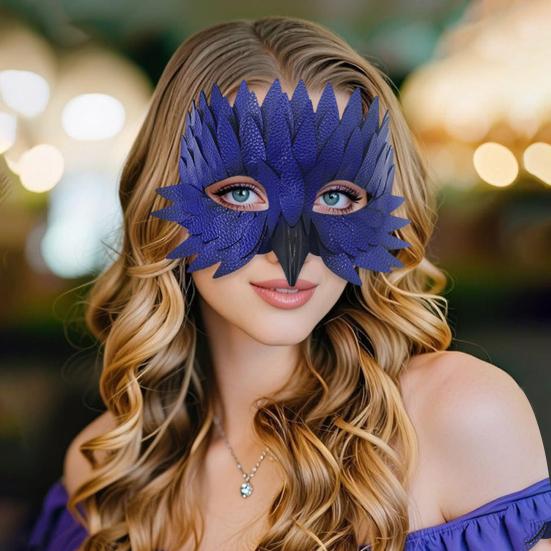 Halloweenský chránič obličeje Nastavitelný design Vícevrstvá pokrývka hlavy pro hraní rolí Chránič poloviny obličeje Cosplay Maškarní rekvizita