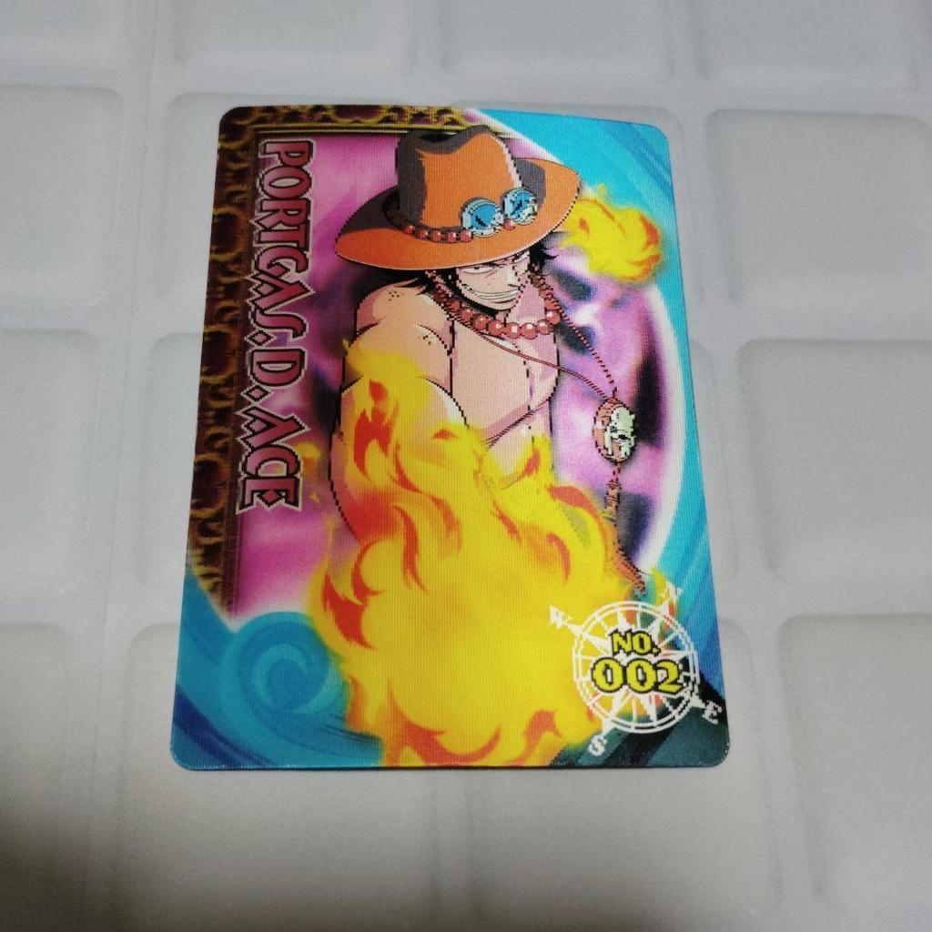 Used One Piece 10th ANNIVERSARY 3D Card, Mint Condition, No. 002 Ace