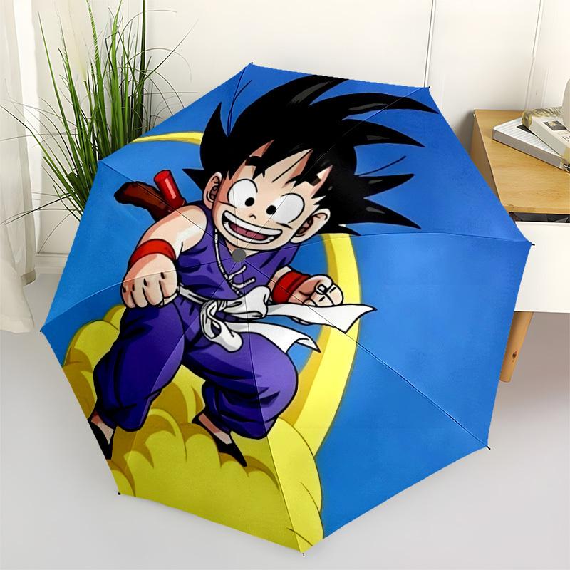 

1PC Dragon Ball Z Automatic Open/Close Umbrella, 8-Rib Sturdy Frame, Durable Canopy, Highquality Construction, Fashion Lovers yy250920072