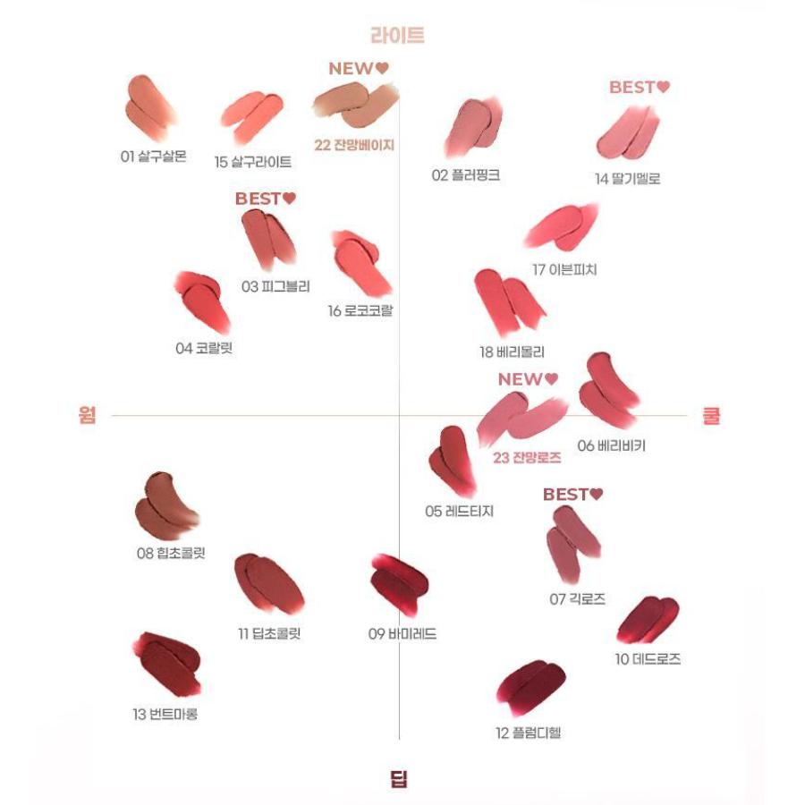 Colorgram Nudie Blur Tint 5g (20 de culori) (17 Opțiuni)