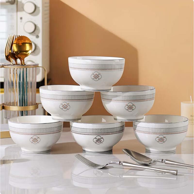 Tang Hui 6-Piece Minimalist Ceramic Dinnerware Set
