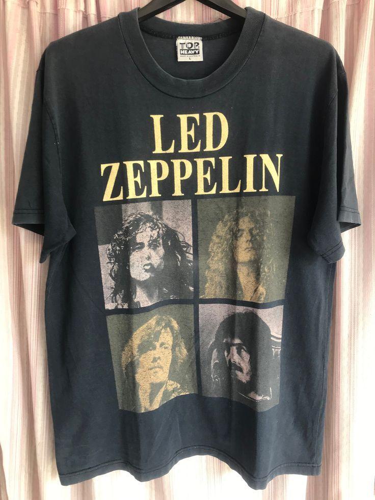 Vintage Led Zeppelin Rock Band Kurzarm S - 5XL AHN01037 Unisex T-Shirt