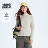 Benlai Women's Far-Infrared Mock Neck Slim-Fit Long-Sleeve T-Shirt BNM450035