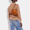 Coach Tabby 26 Button Closure Leather Suede Snake Print Handbag Women Handbags Brown CI034-B4BAR