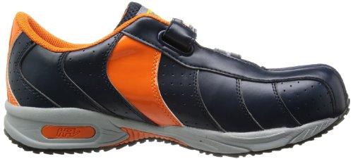 Nissin Rubber Hyper V #228 Work Shoes, Oil-Resistant, Non-Slip, Lightweight, with Toe Cap, Men's, Navy, Size 27.0