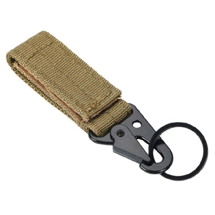 Nylon Webbing Buckle Strap Clip Tactically Belt Hanging Carabiner Hook Belt Clip