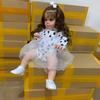 60 CM 3D Farbe Haut mit Vene Weiches Silikon Schöne Reborn Baby Puppe Spielzeug für Mädchen Prinzessin Kleinkind Bebe Artist Collection