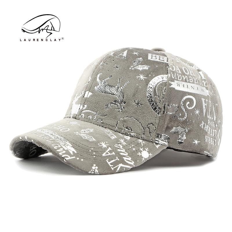 

Christmas hat women s autumn and winter plush baseball caps, personality hot stamping letters, versatile trend, peaked caps, men Adjustable серый