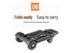 Compact 4-Wheel Folding Shopping Cart and Luggage Trolley