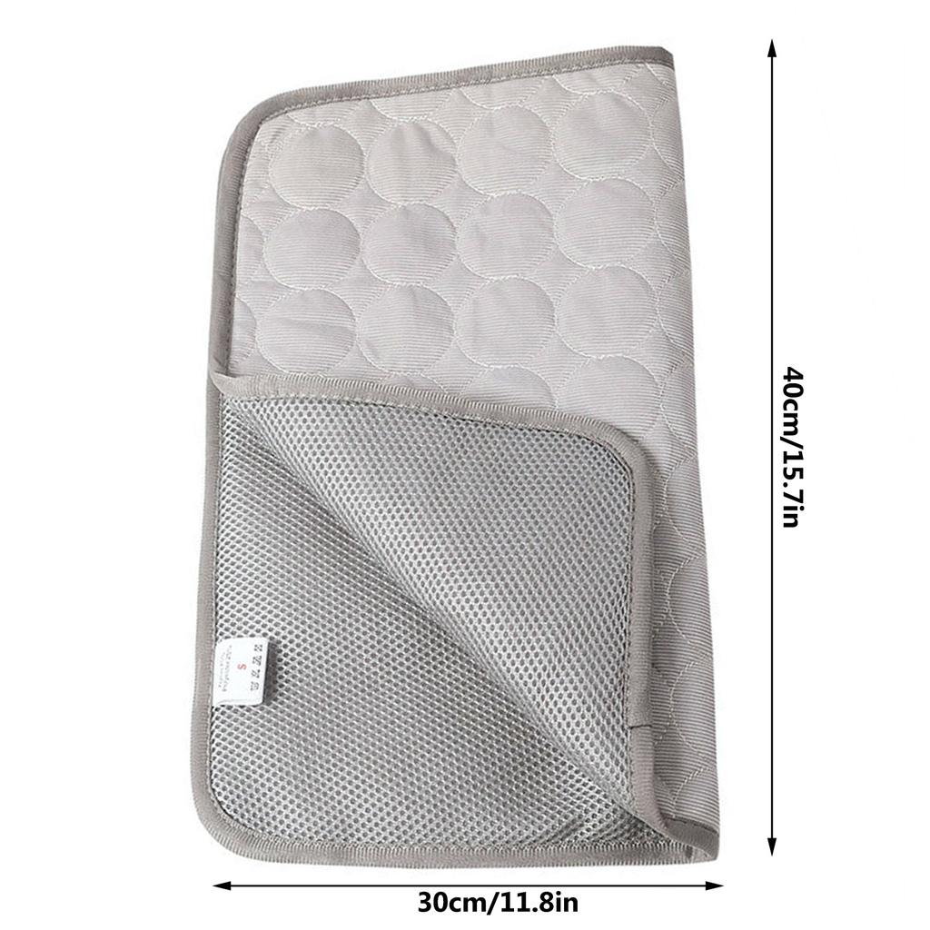 Dog Cooling Mat Pet Sleeping Pad Summer Puppy Cooling Mats Foldable Pet Pads For Medium Small Dogs Cats 30 X 40cm