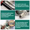 1 Set Adjustable Animal Injection Vaccine Syringe 2ml/5ml Automatic Veterinary Continuous Syringe for Pig Cattle Sheep Horse Cow