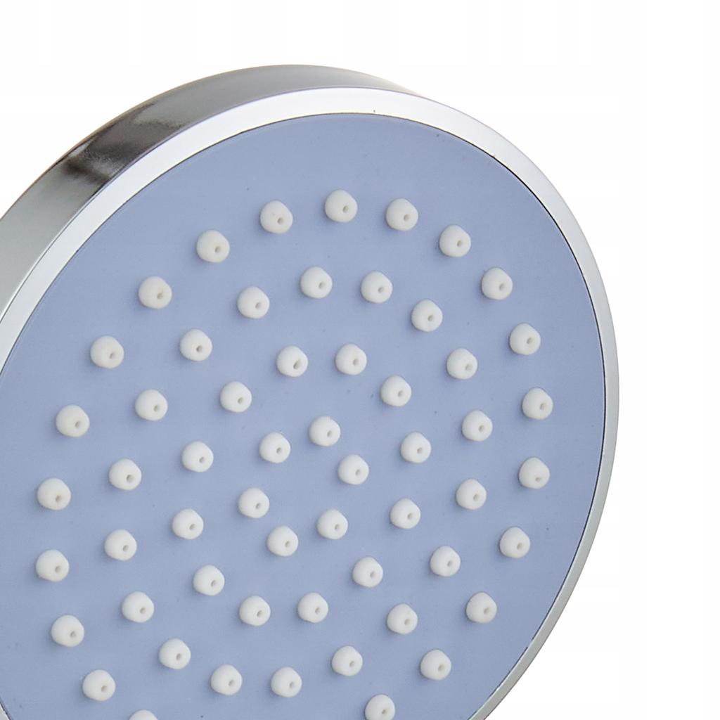 Light Purple Chrome Shower Head - Round Nozzles