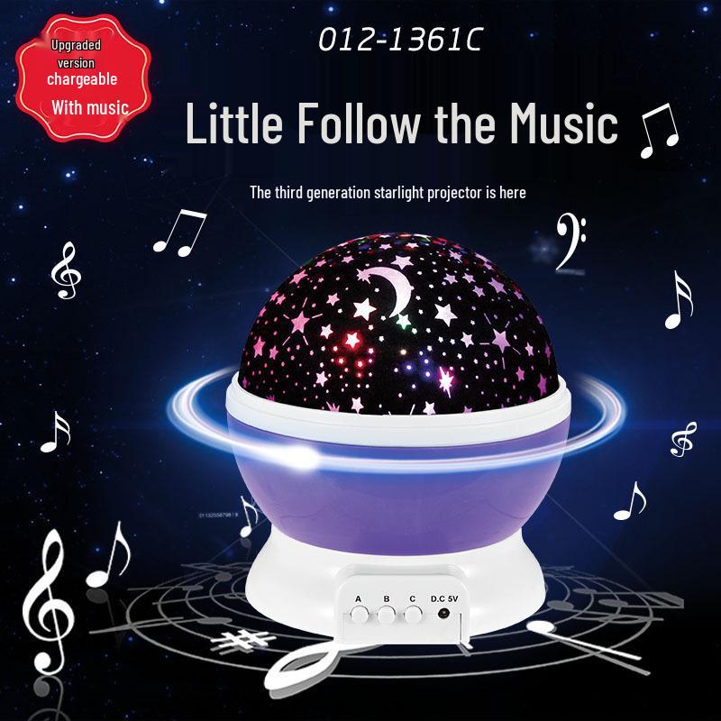 Milky Way Star Night Light: Anti-Glare Bedroom Star Projector & Birthday Gift