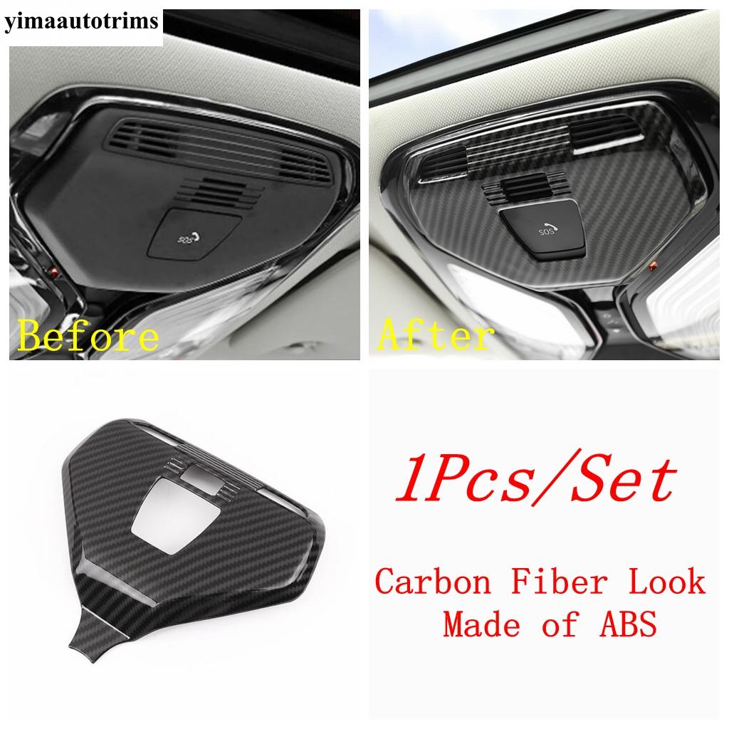 Gear Panel / Dashboard Frame / Window Lift /Navigation Strip Cover Trim For BMW X3 iX3 X4 G01 Carbon Fiber Accessories