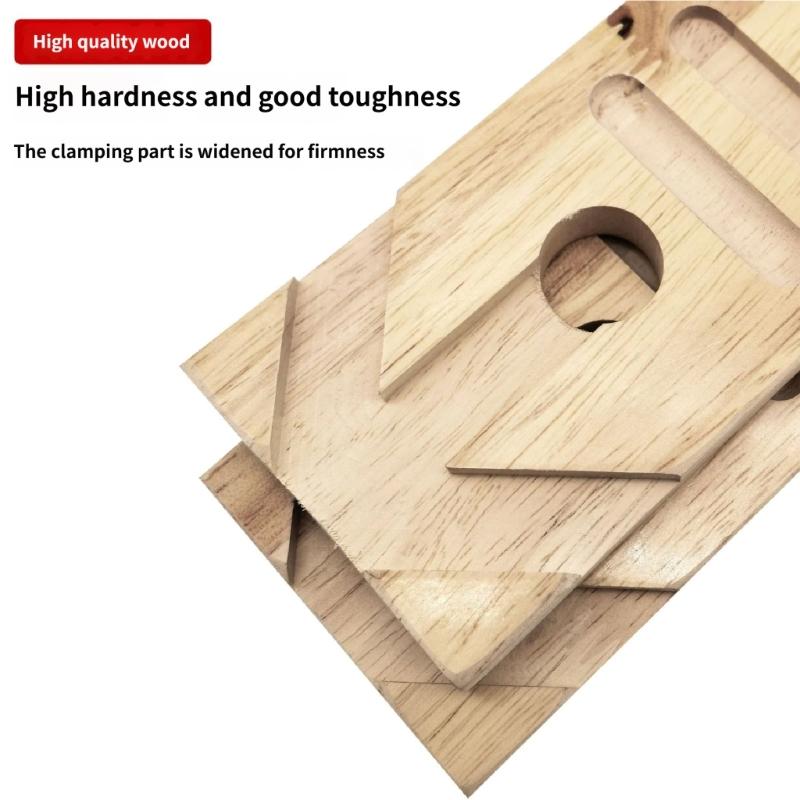 Sturdy Wood and Alloy Desktop Clamp Holder for Jewelry Crafting Gold Silver Processing Professional Tool