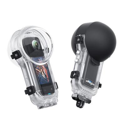60M Invisible Dive Case Hard Underwater Diving Shell for Insta360 X5 Action Camera Accessories