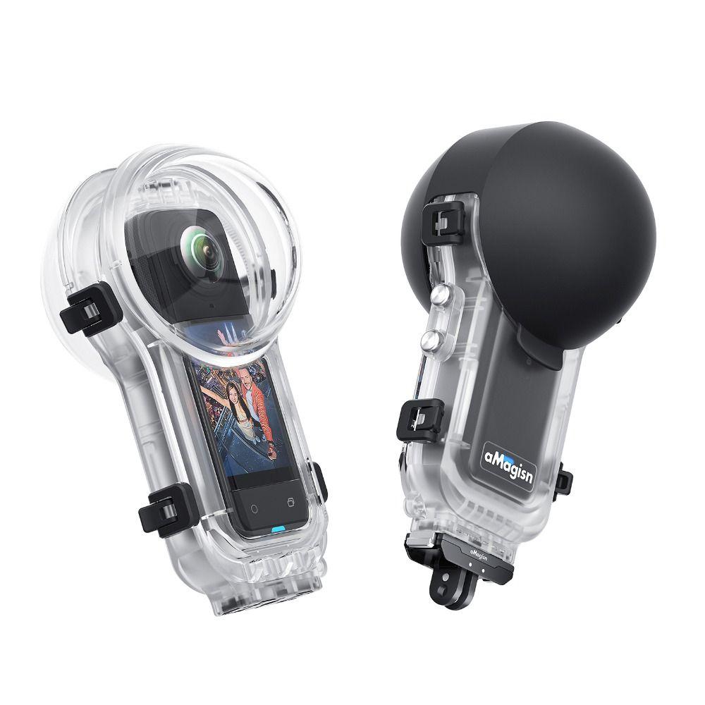 with Lens Cap Waterproof Case Hard Housing Cover for Insta360 X5 Action Camera Accessories
