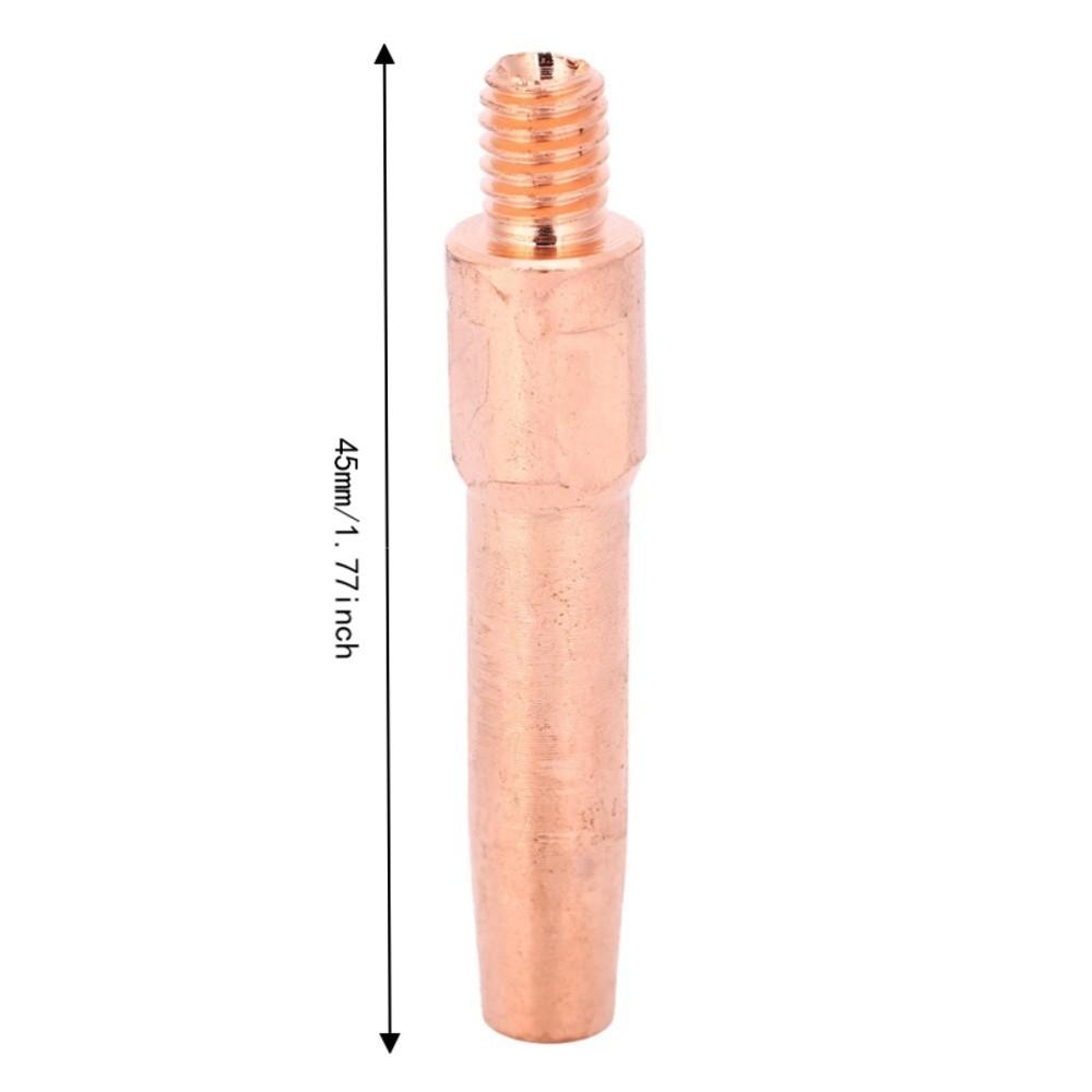 10pcs 0.8mm Welding Torch Tips Copper Conductive Nozzle  For Plasma Cutting Torch
