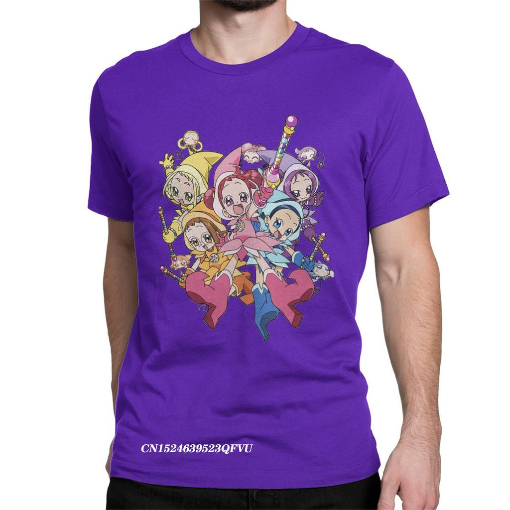 Men Women's Ojamajo Doremi Tshirt Magical Angel Cute Kawaii Anime Girls Clothing Harajuku Round Neck Tees T-Shirt